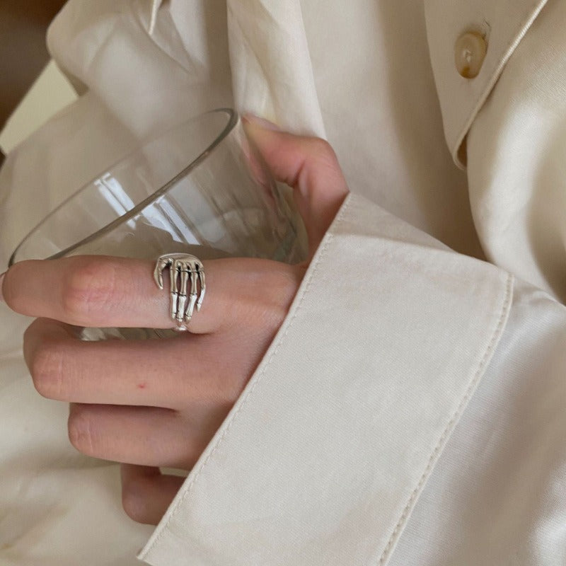 Skeleton Claw Ring